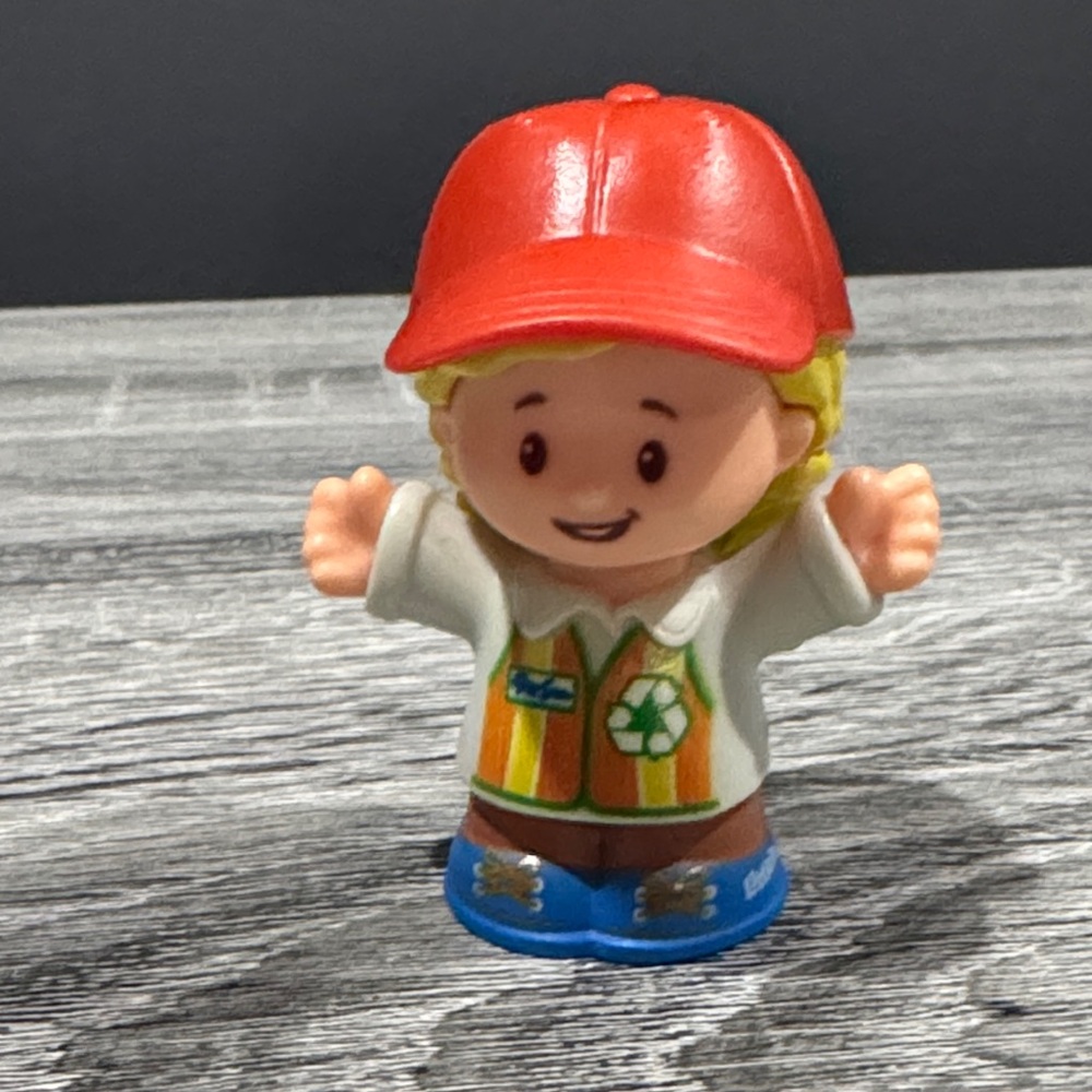 Fisher-Price | Little People: Blonde Recycle Girl - Collectible Toy Figure